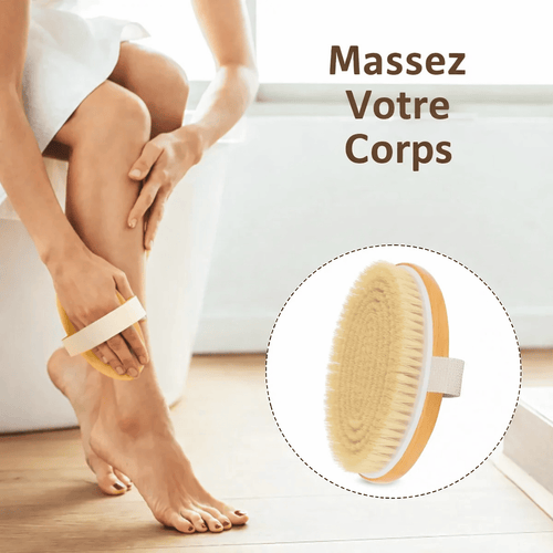 Brosse de massage anti-cellulite