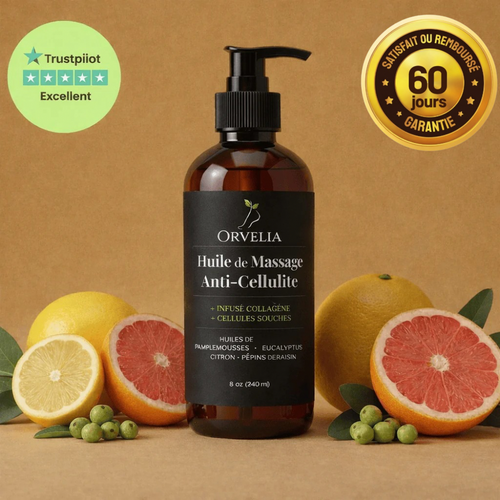 Huile de massage anti-cellulite Orvelia