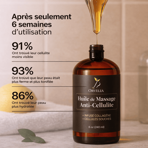 Huile de massage anti-cellulite Orvelia