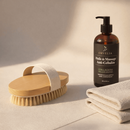 Brosse de massage anti-cellulite
